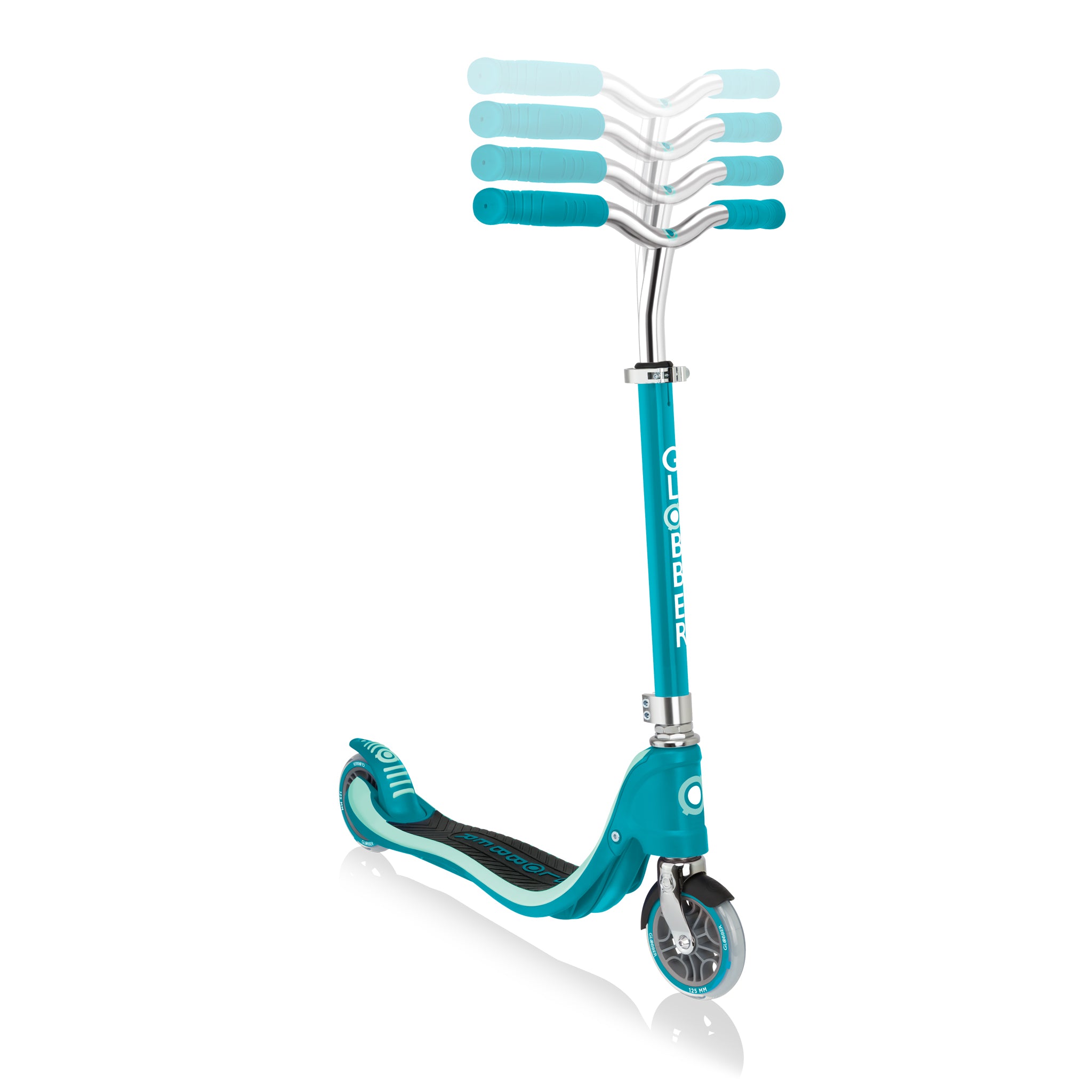 Globber Flow 125 2 Wheel Scooter - Teal
