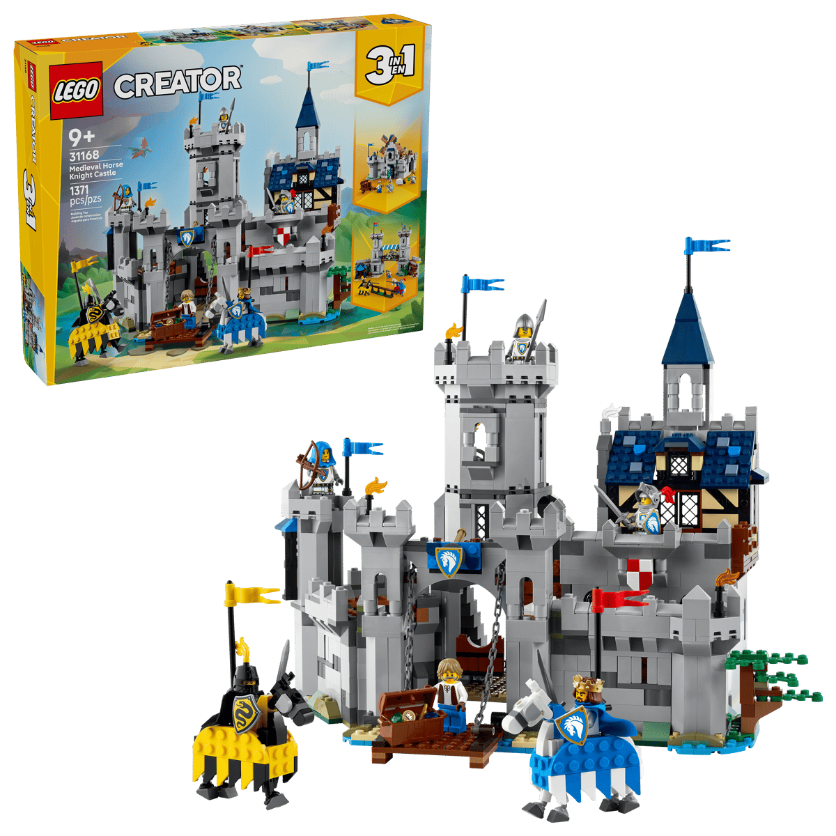 Medieval Horse Knight Castle