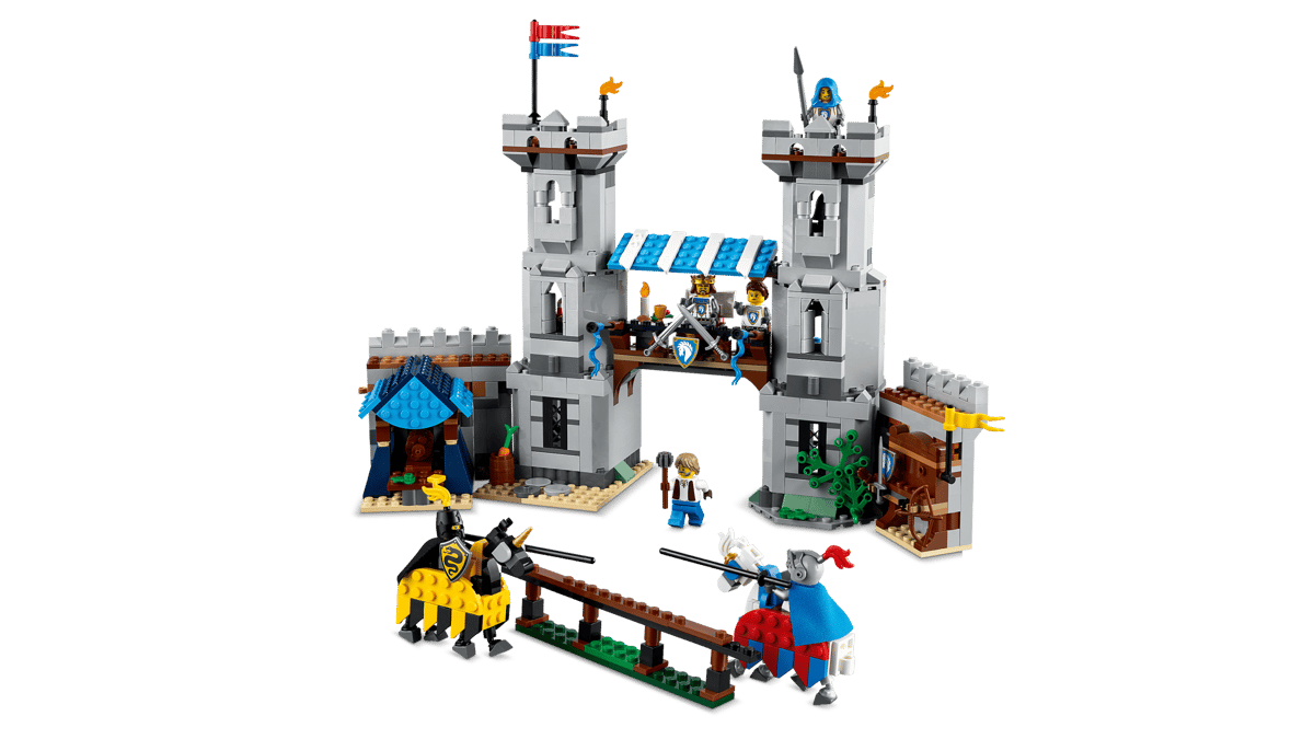 Medieval Horse Knight Castle