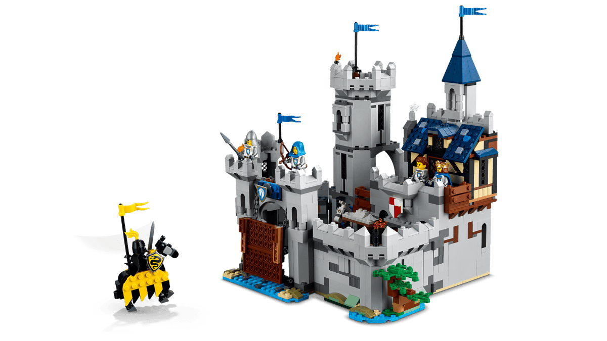 Medieval Horse Knight Castle
