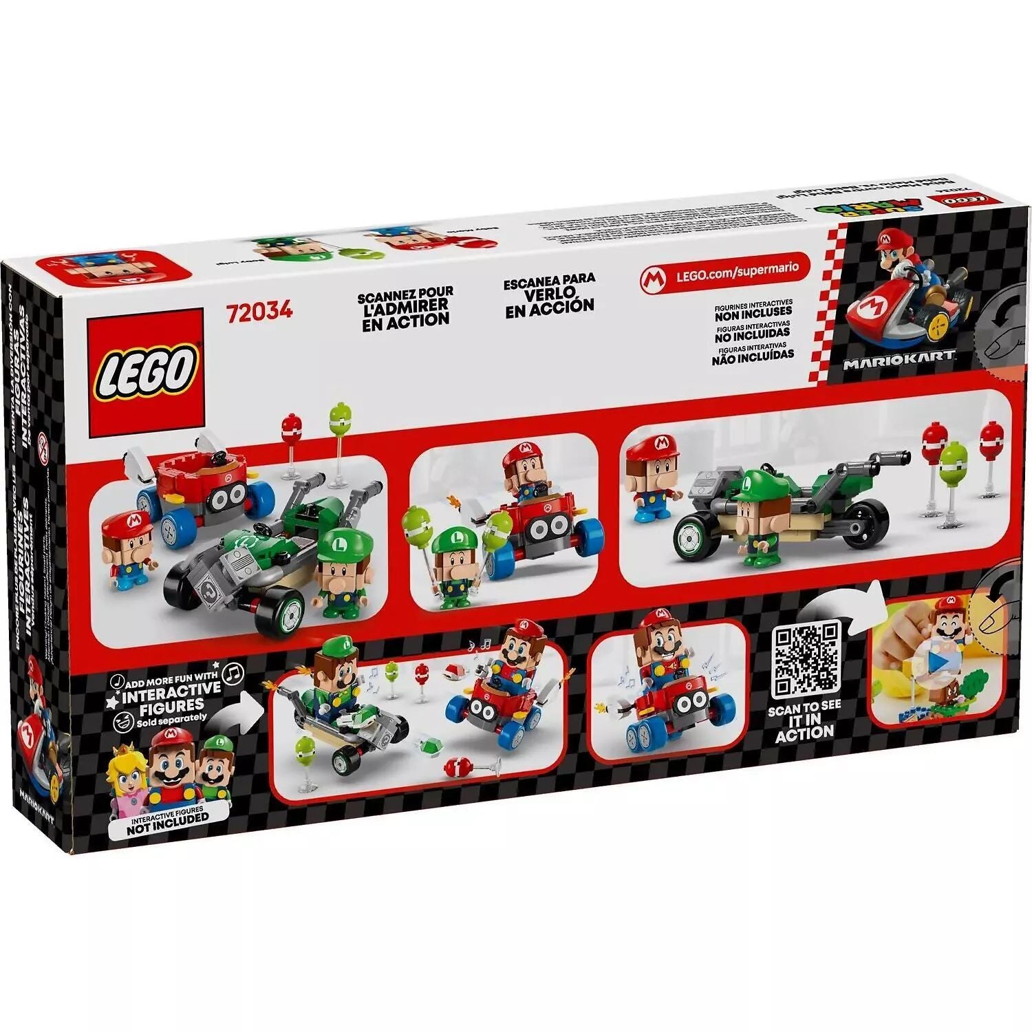 LEGO Super Mario Mario Kart – Baby Mario vs. Baby Luigi 72034