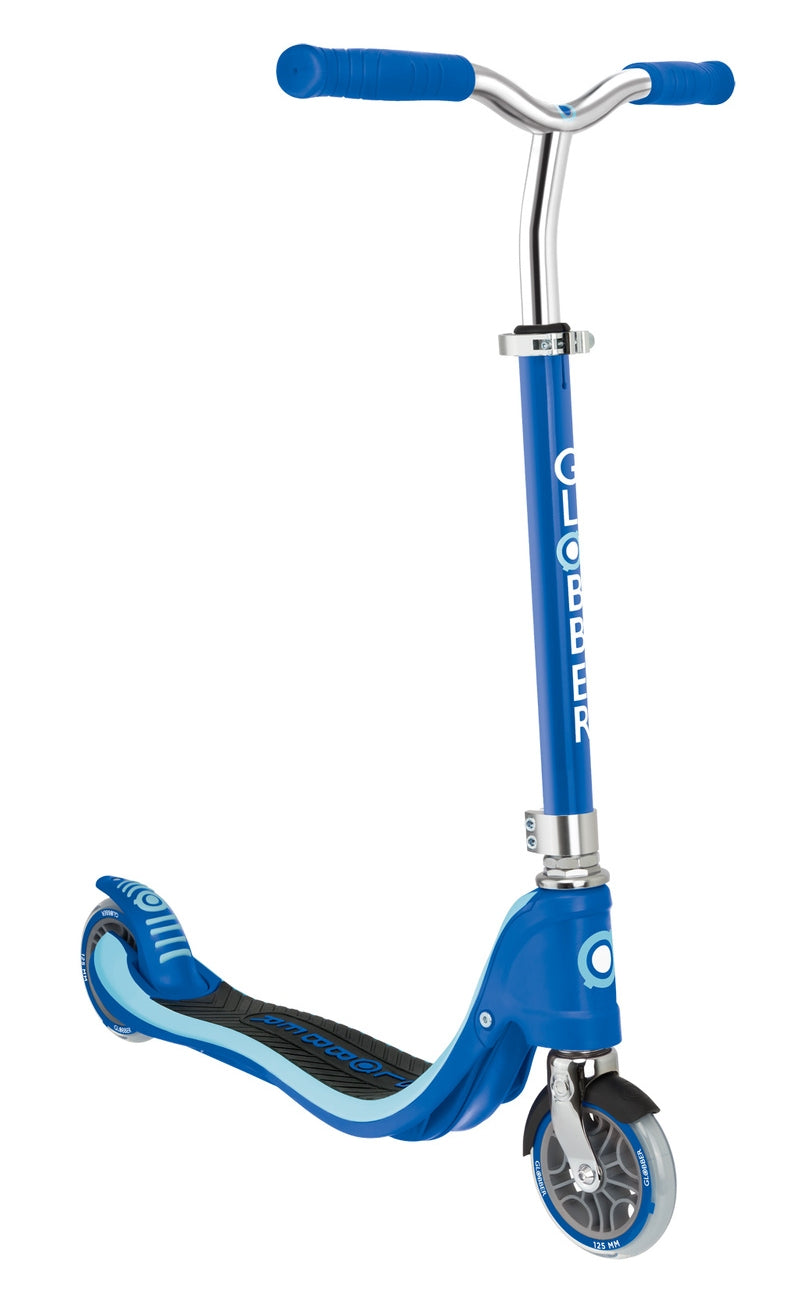 Globber Flow 125 2 Wheel Scooter - Navy Blue