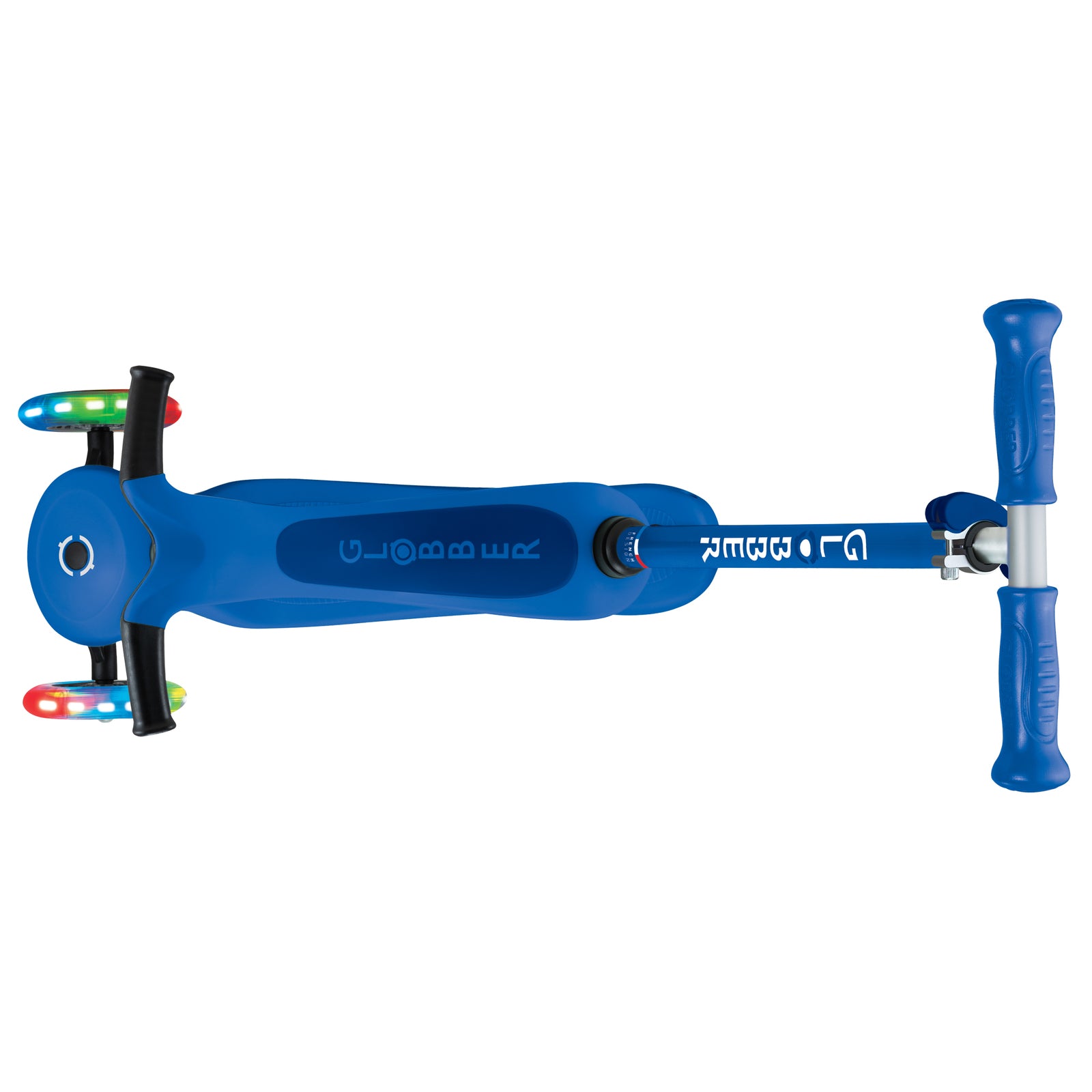 Globber GO UP Sporty Lights Scooter V2 - Navy Blue