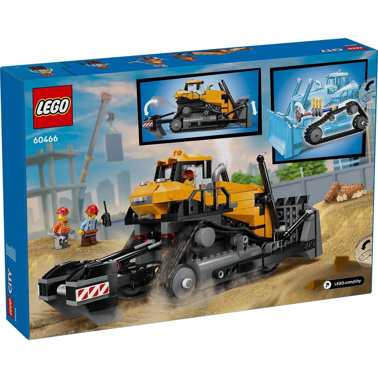 LEGO City Yellow Bulldozer 60466