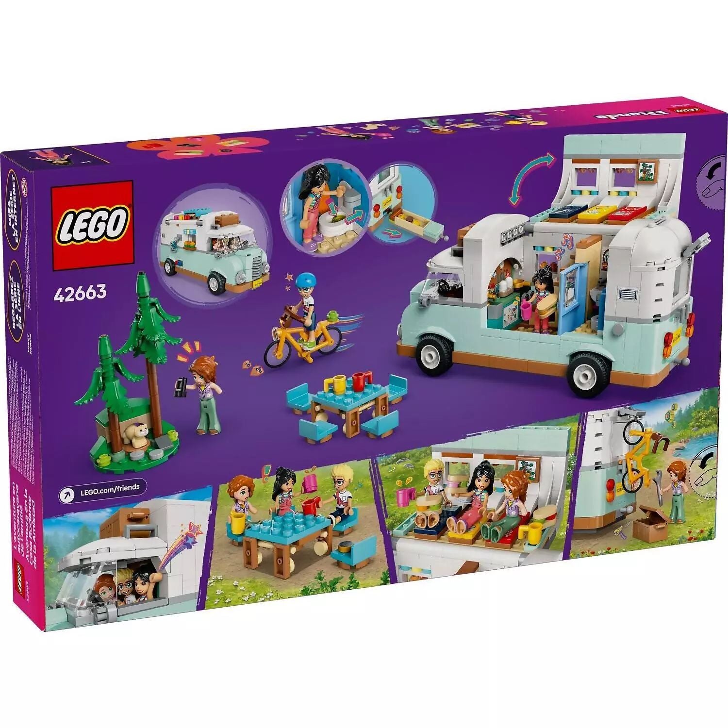 LEGO Friends Friendship Camper Van Adventure 42663