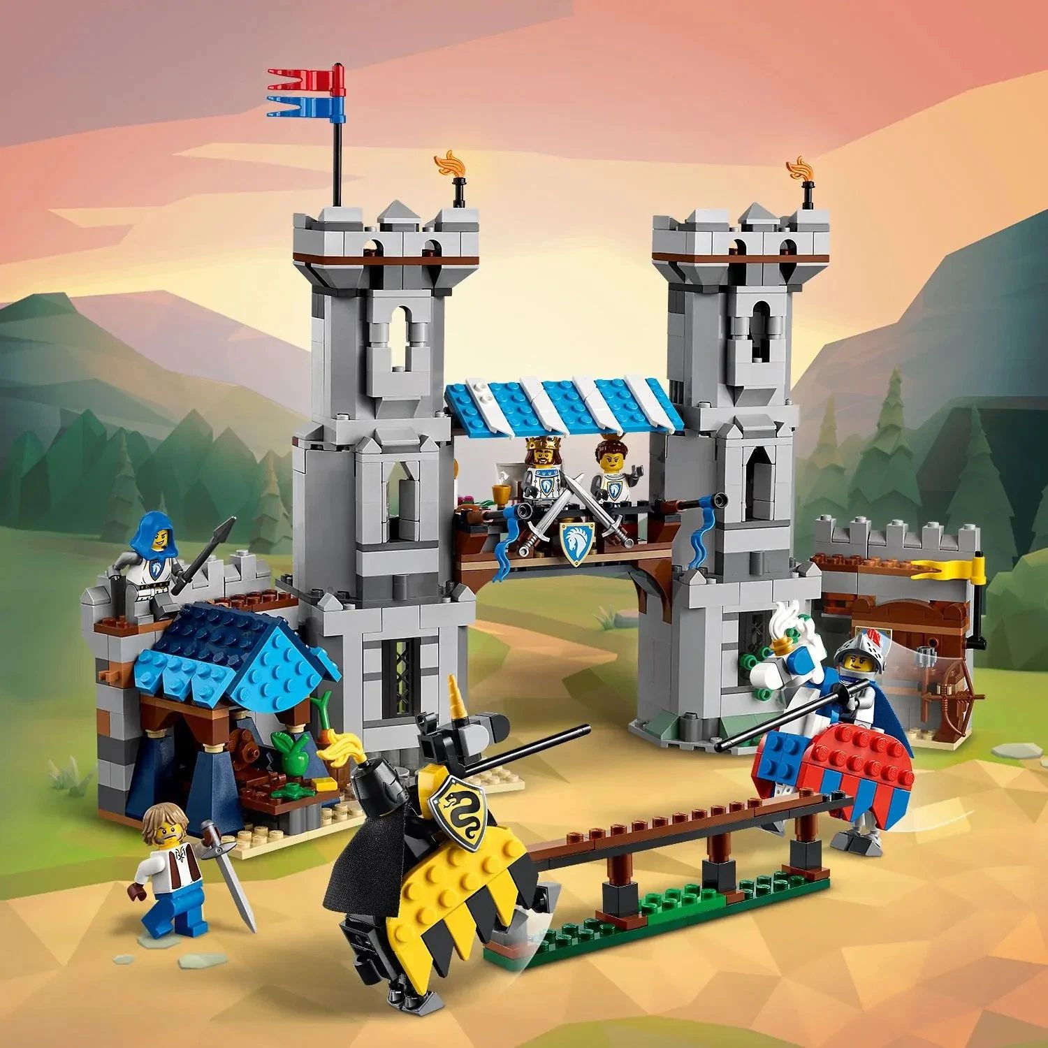LEGO Creator Medieval Horse Knight Castle 31168