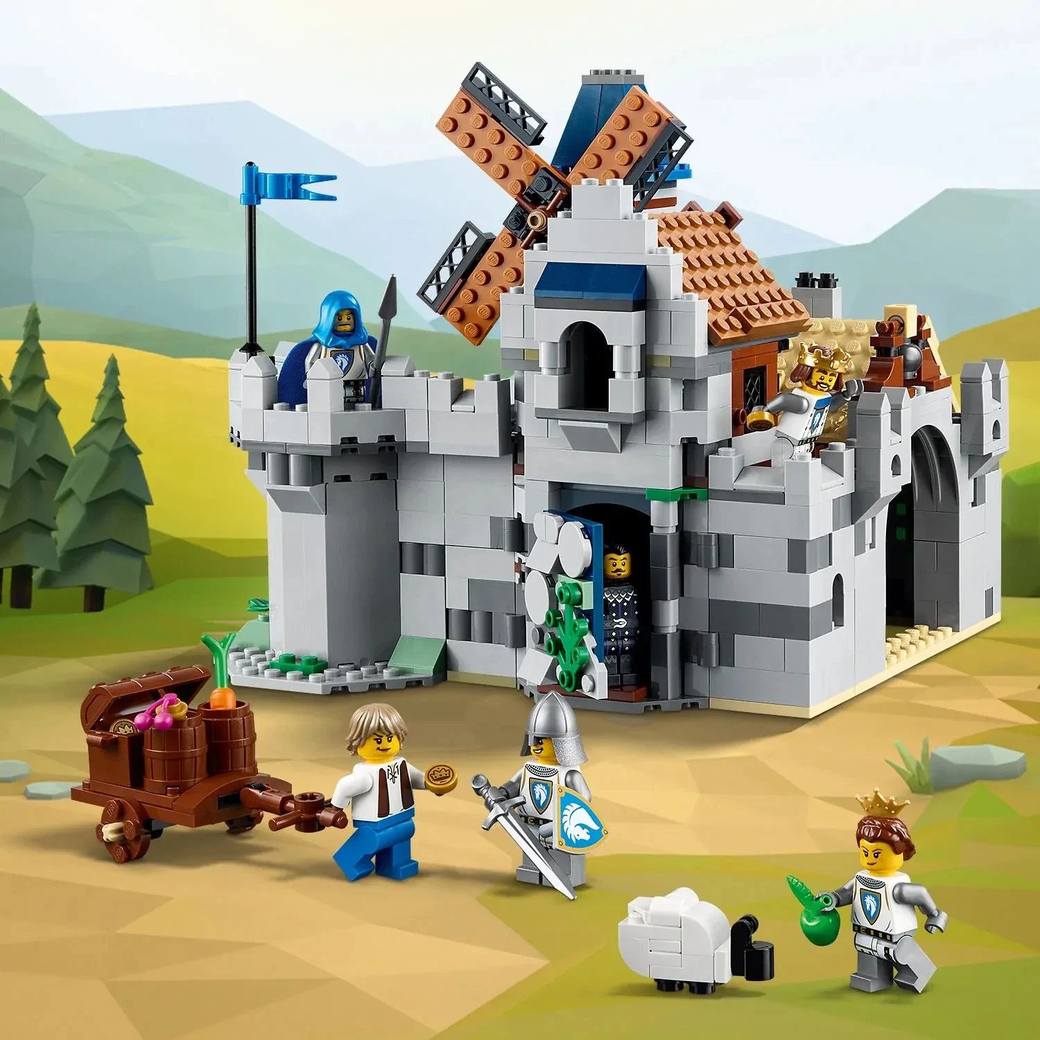 LEGO Creator Medieval Horse Knight Castle 31168