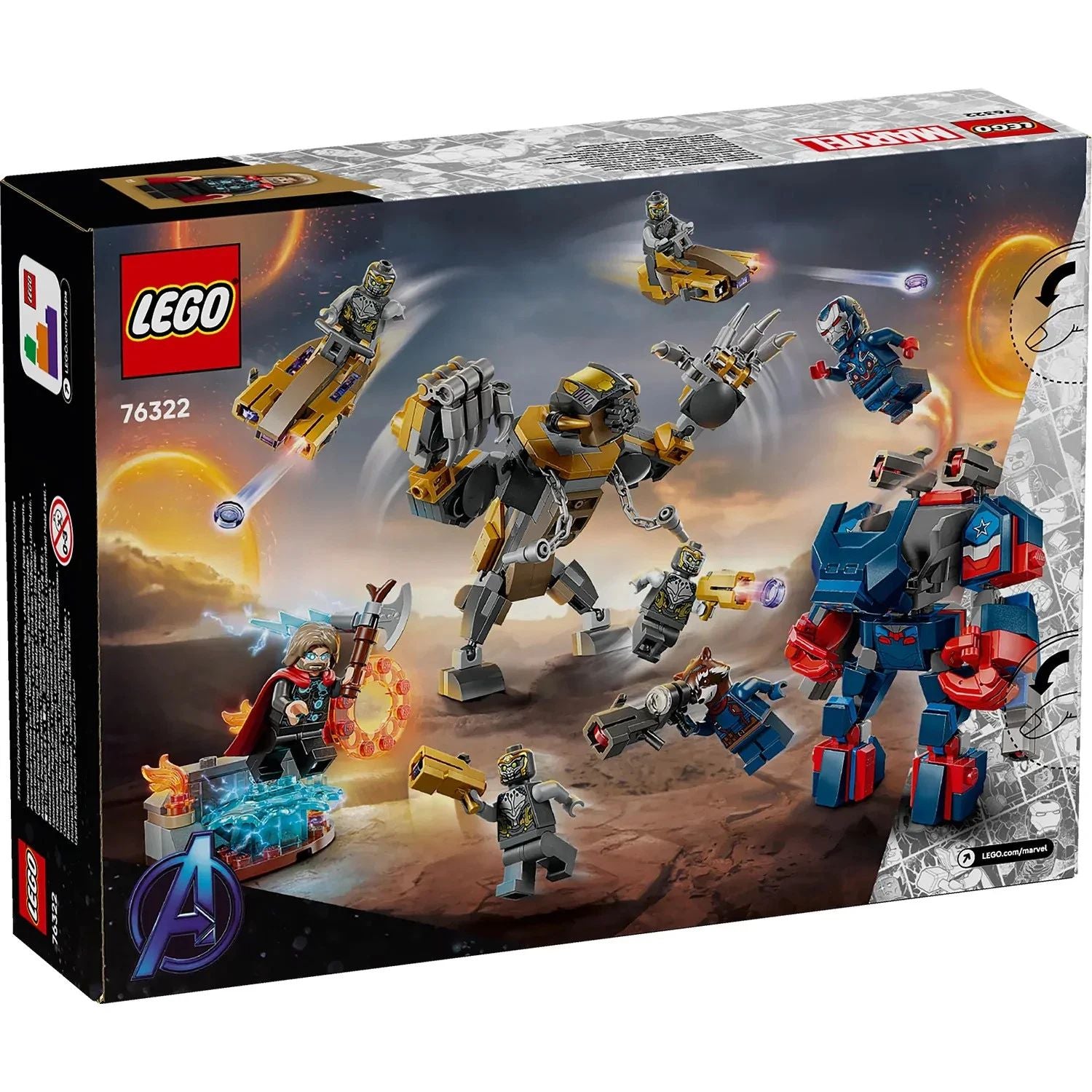 LEGO Marvel Avengers: Endgame Thor vs. Chitauri 76322