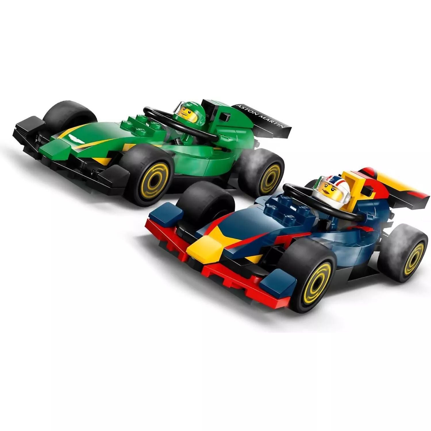 LEGO City F1 Truck with RB20 & AMR24 F1 Cars 60445