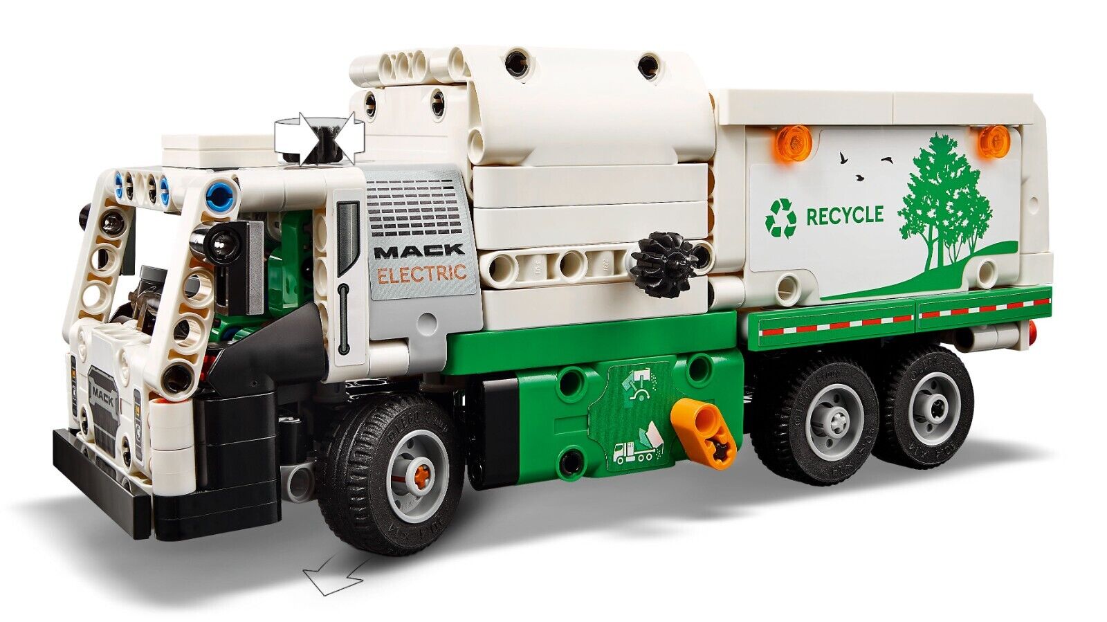 LEGO Technic Mack LR Electric Garbage Truck 42167