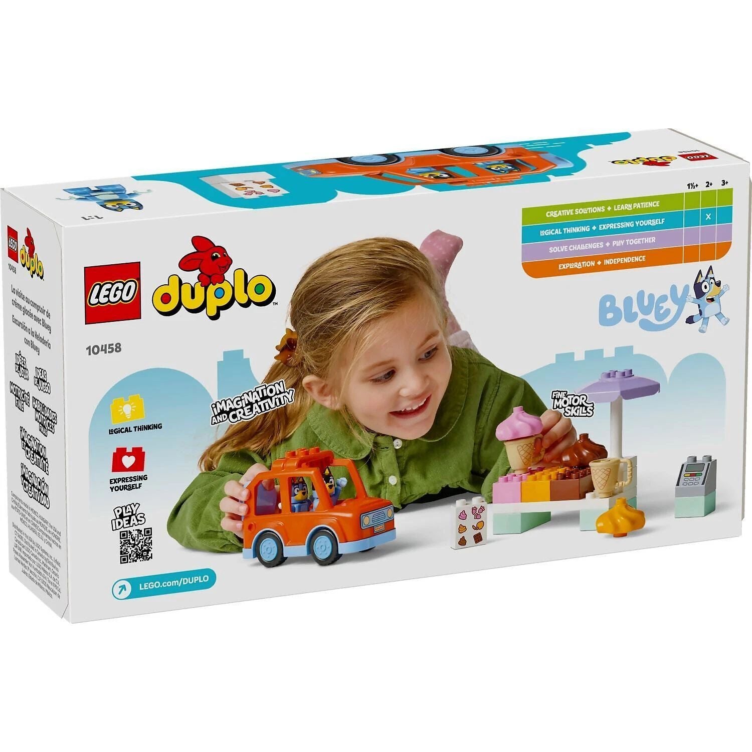 LEGO DUPLO Ice Cream Trip with Bluey 10458