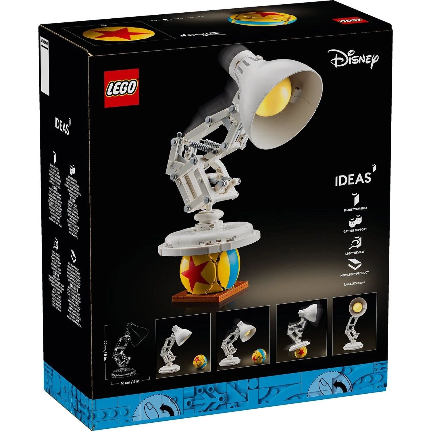 LEGO Ideas Disney Pixar Luxo Jr. 21357