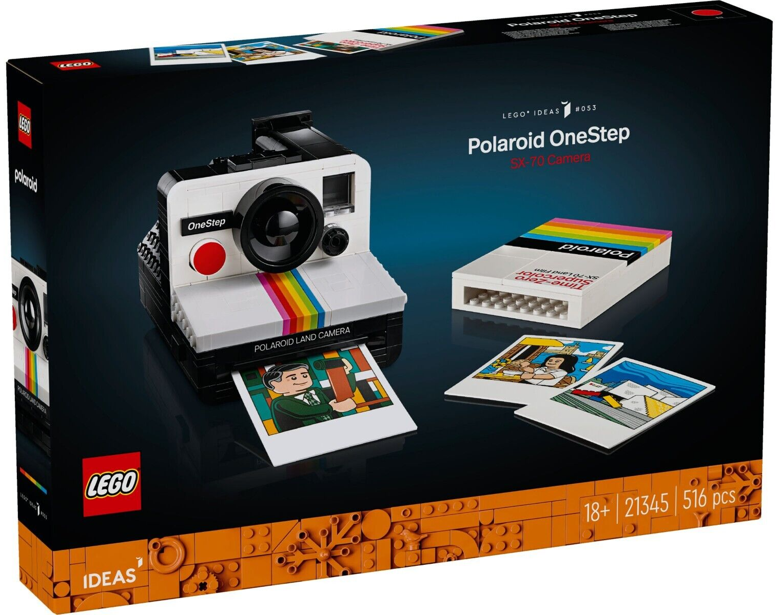 LEGO Ideas Polaroid OneStep SX-70 Camera 21345