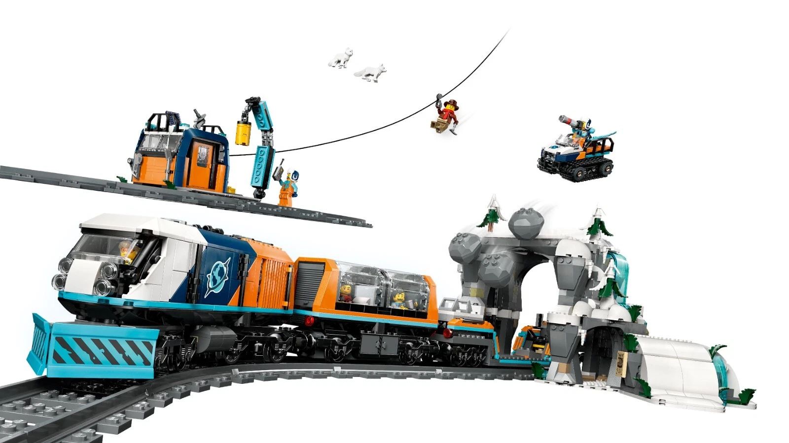LEGO City Explorers' Arctic Polar Express Train 60470