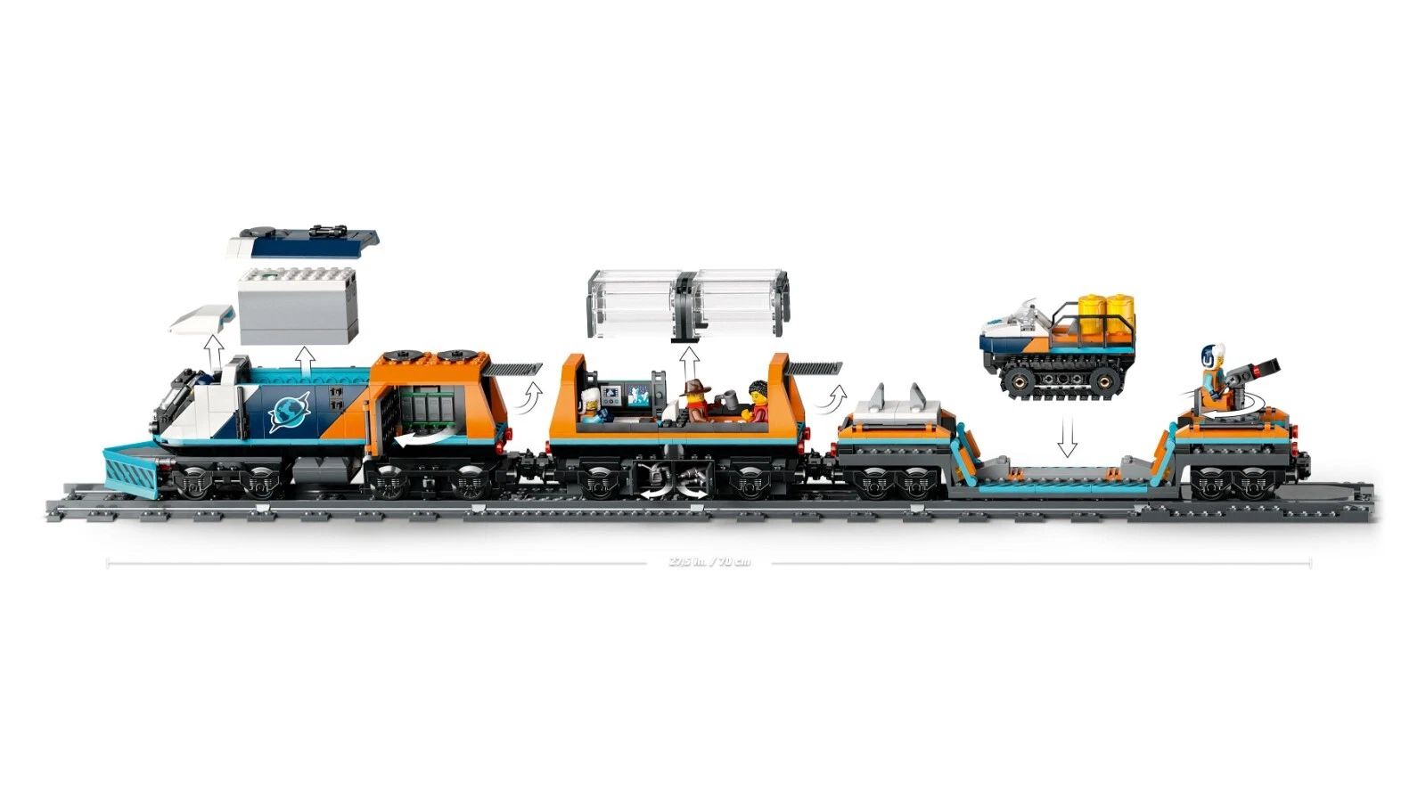 LEGO City Explorers' Arctic Polar Express Train 60470