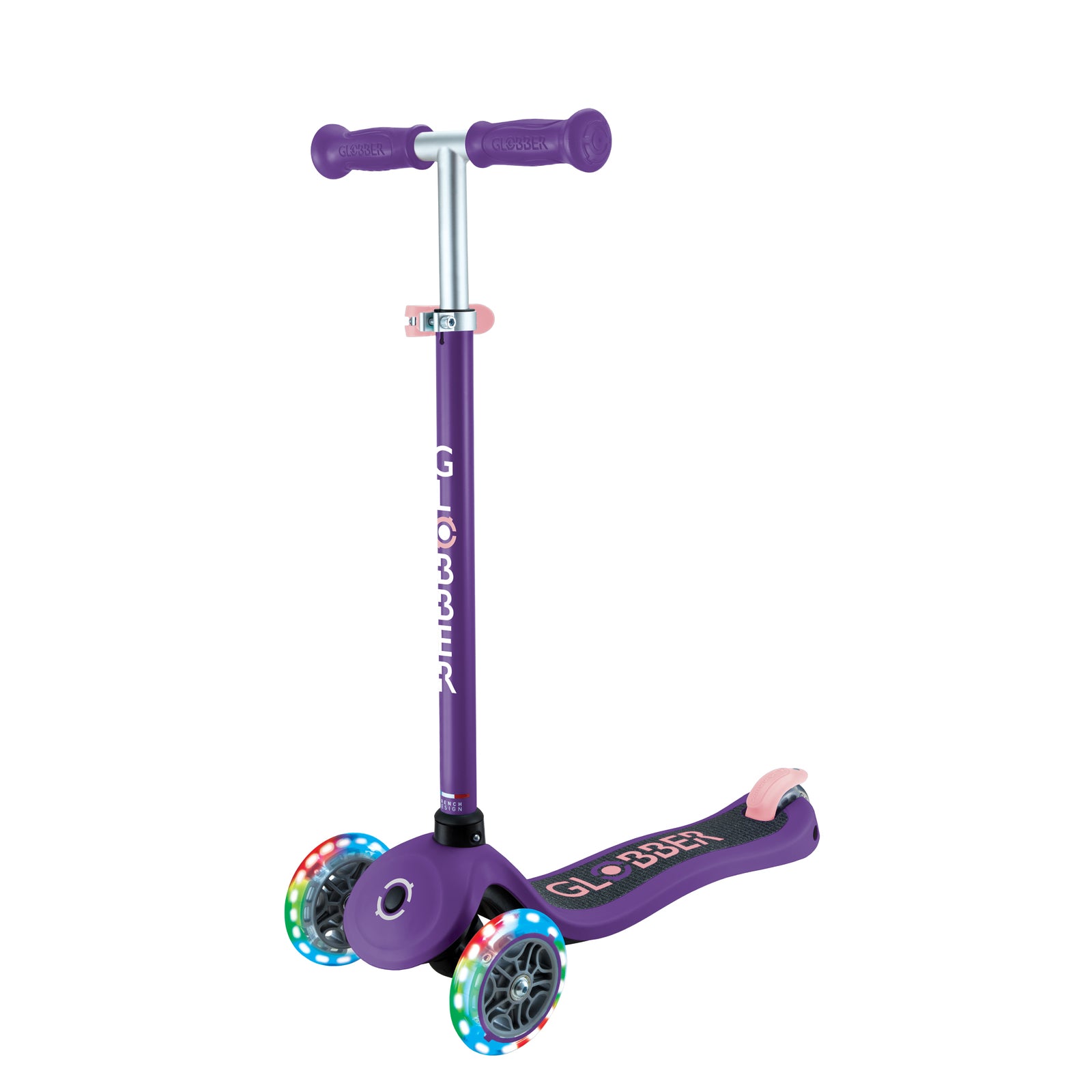 Globber Primo Lights Scooter V2 - Purple
