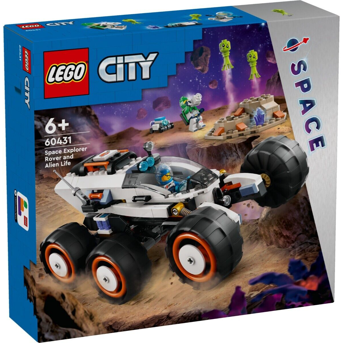 LEGO City Space Explorer Rover and Alien Life 60431