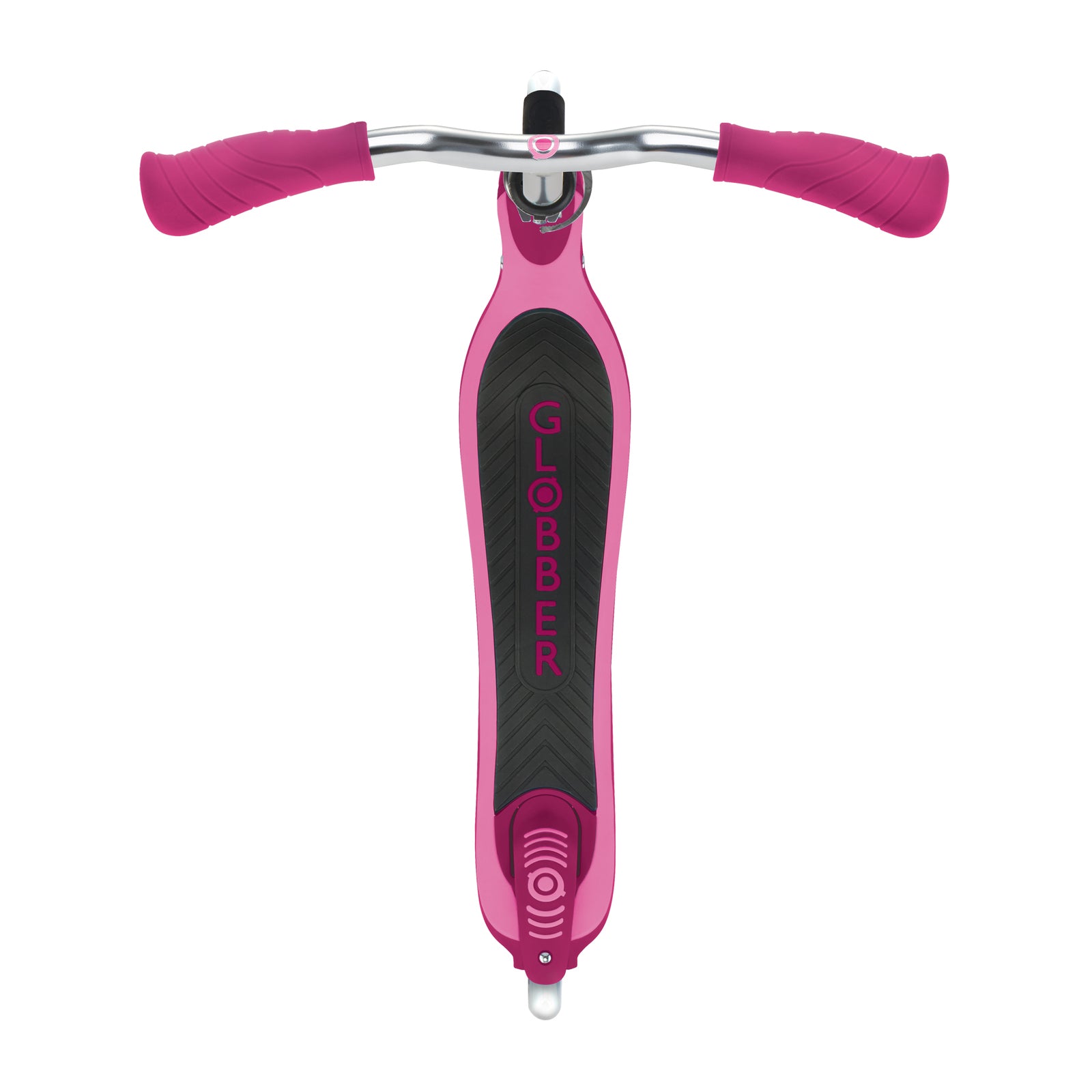 Globber Flow 125 Lights Scooter - Ruby