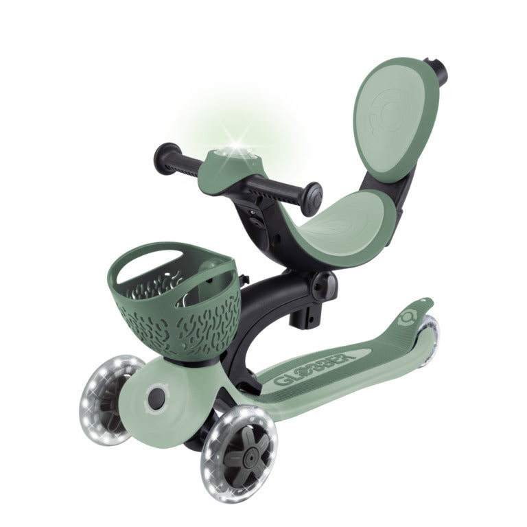 Globber Go Up Baby Lights 360 - Sage
