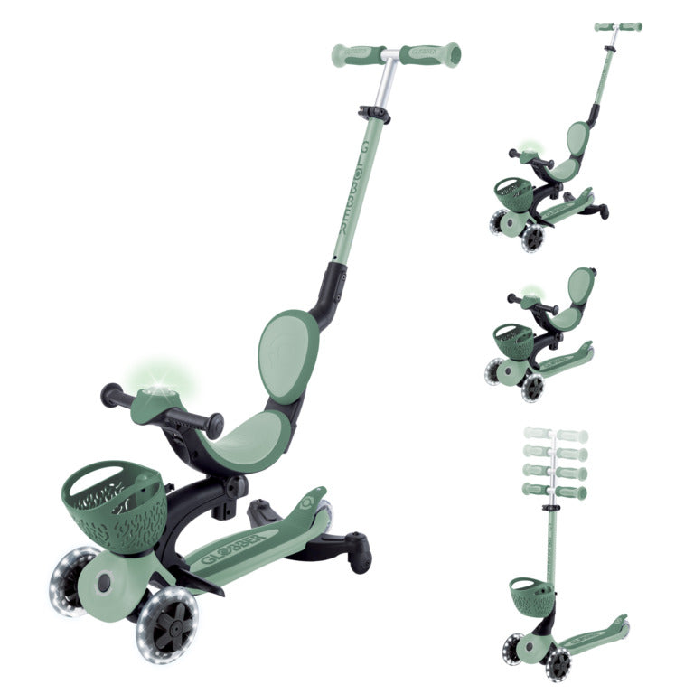 Globber Go Up Baby Lights 360 - Sage