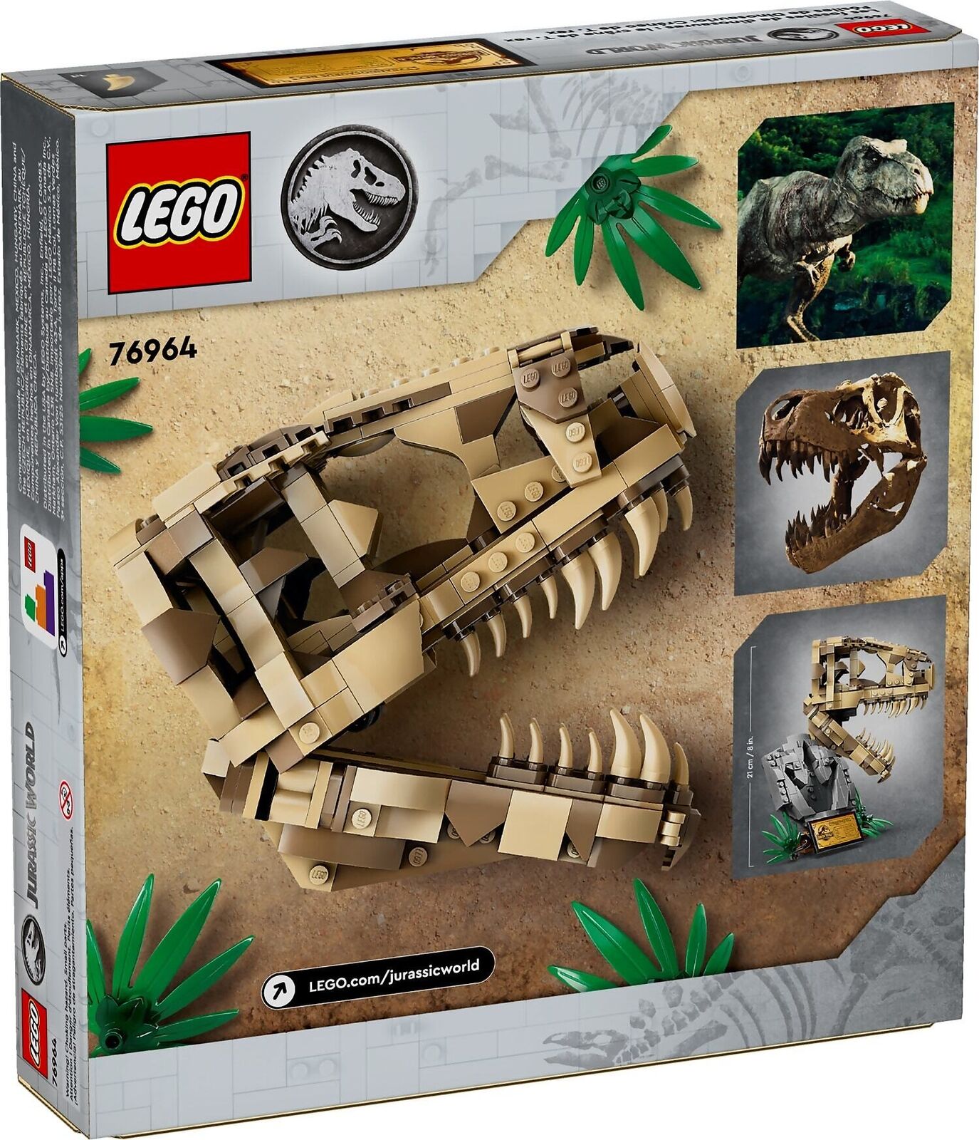 LEGO Jurassic World Dinosaur Fossils: T. rex Skull 76964