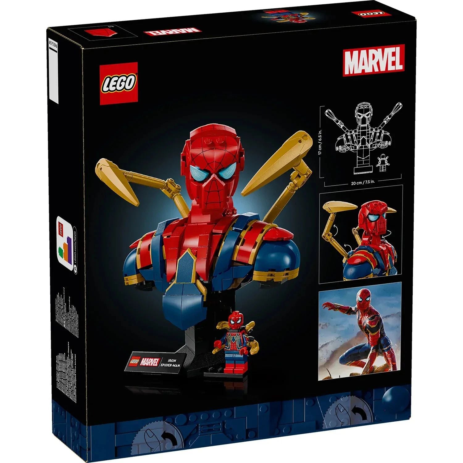 LEGO Marvel Iron Spider-Man Bust 76326