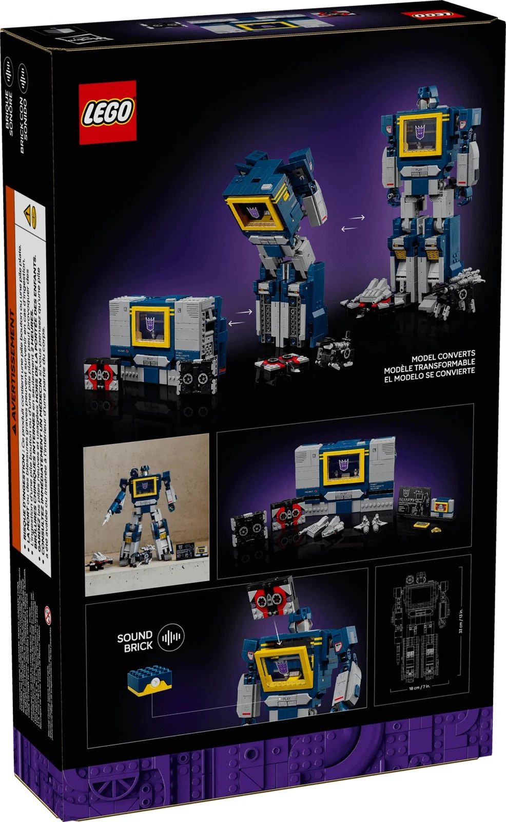 LEGO Icons Transformers: Soundwave 10358