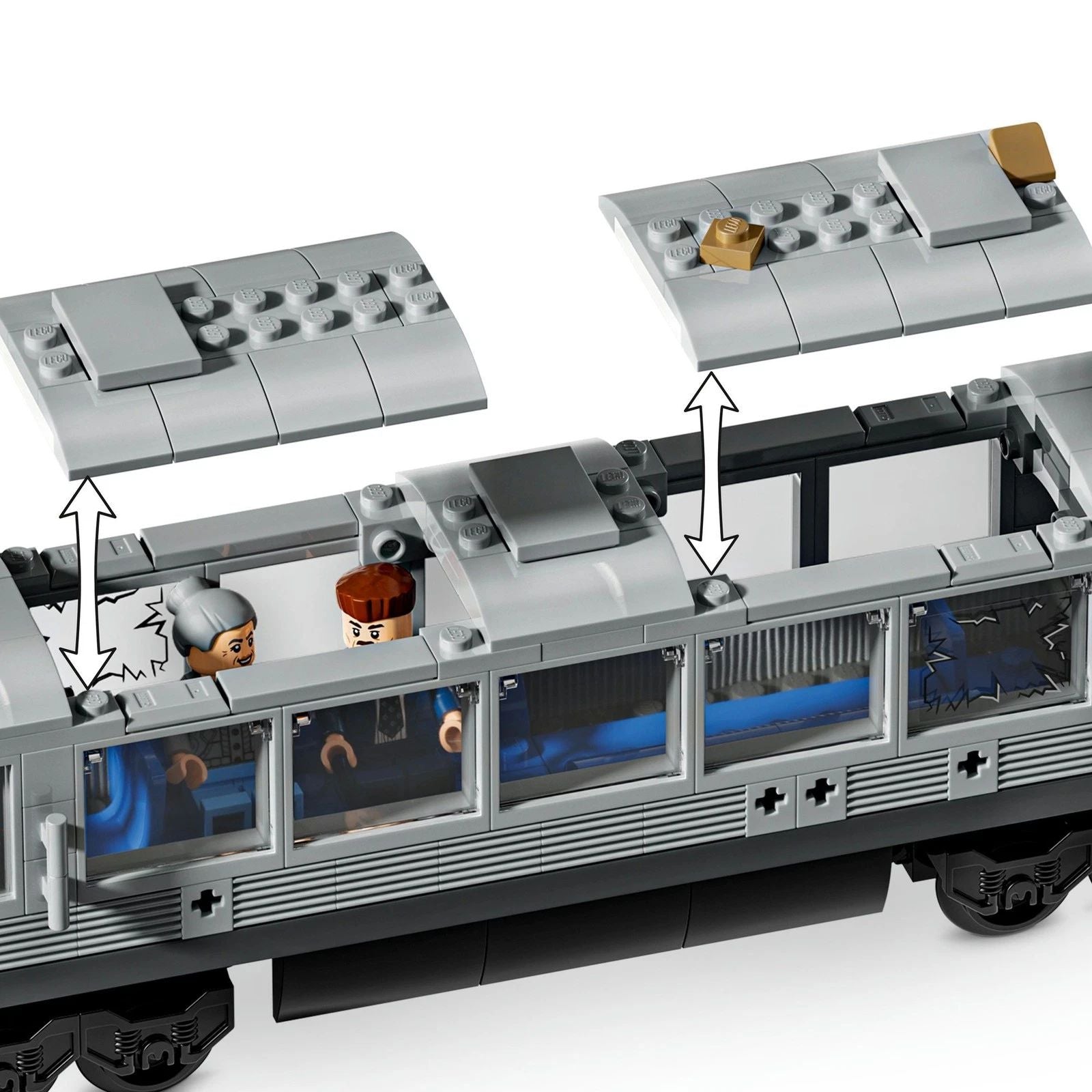 LEGO Marvel Spider-Man vs. Doc Ock Subway Train Scene 76321