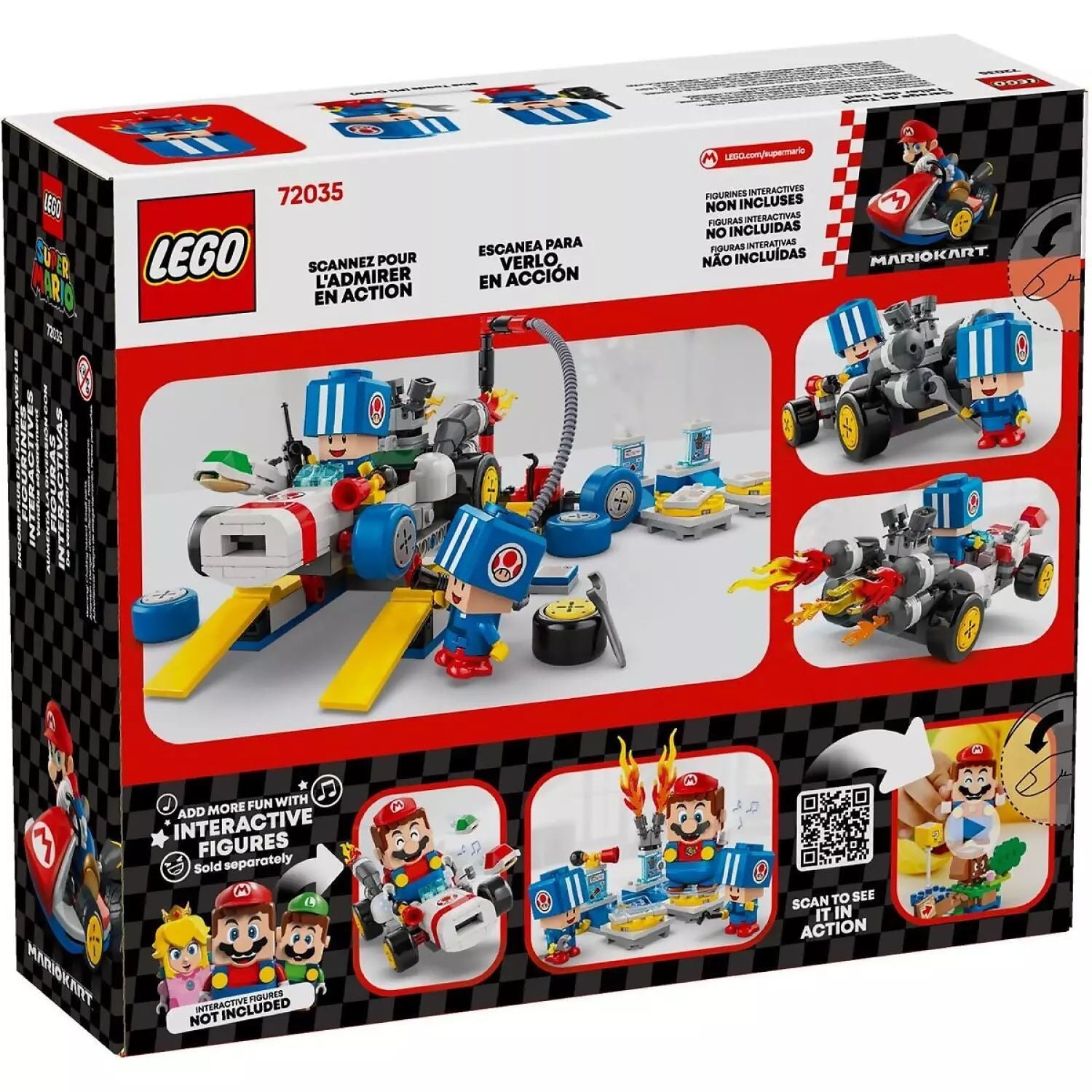 LEGO Super Mario Mario Kart – Toad's Garage 72035