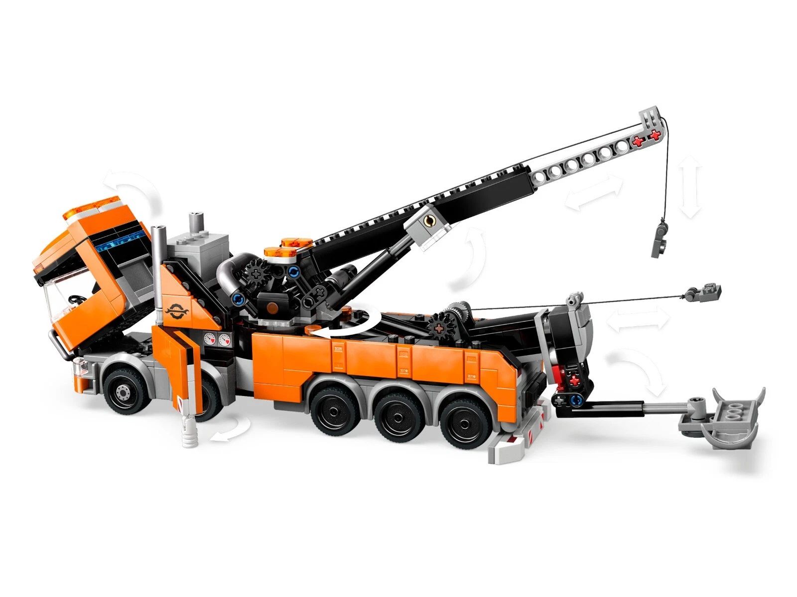 LEGO City Heavy-Duty Recovery Tow Truck with Crane 60467