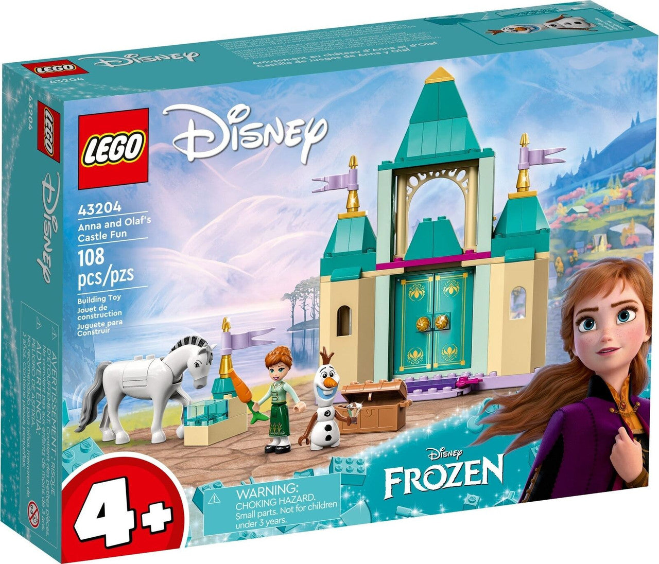 LEGO Disney Frozen Anna and Olaf's Castle Fun 43204