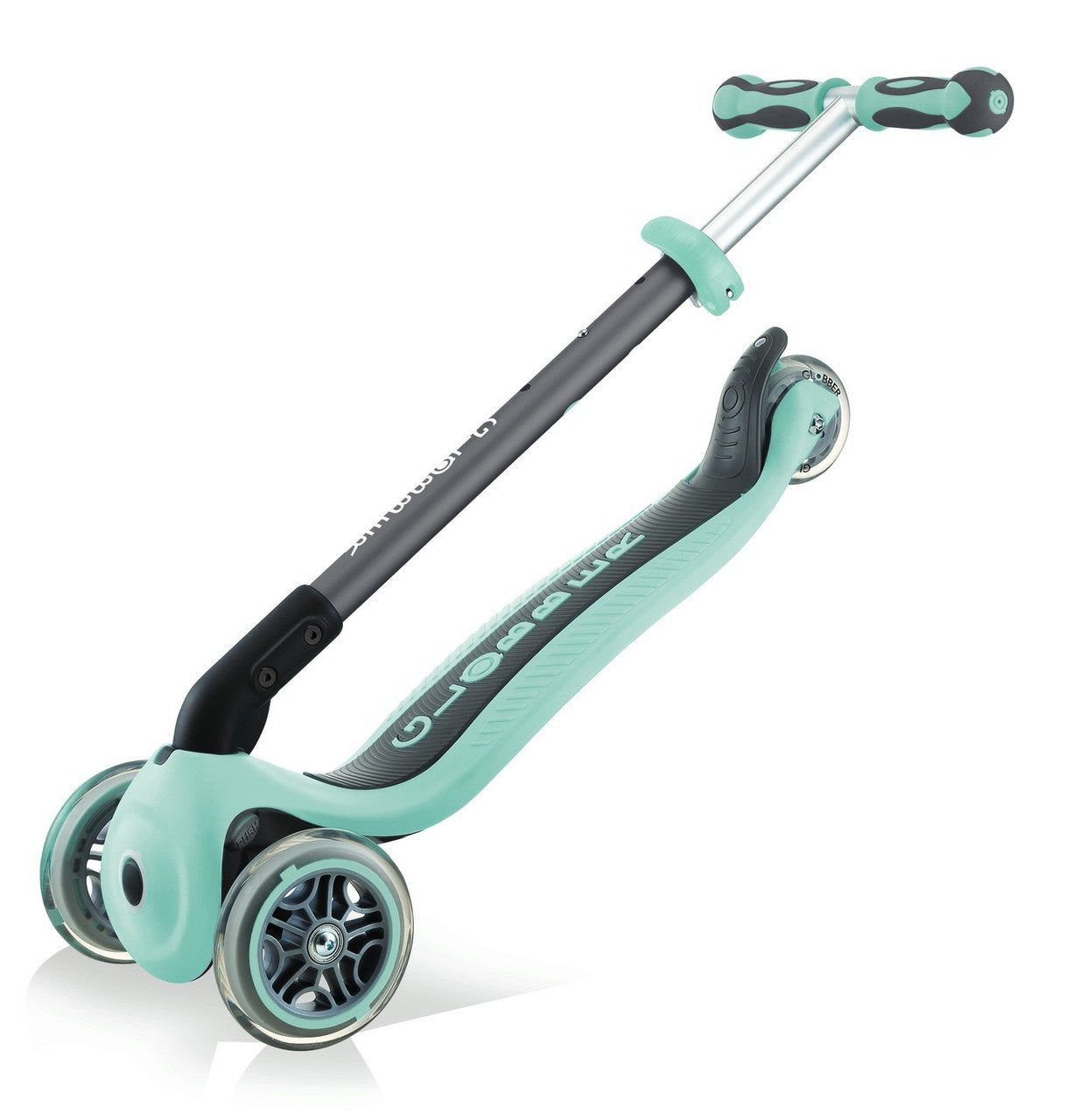 Globber Go Up Deluxe Convertible Scooter - Mint