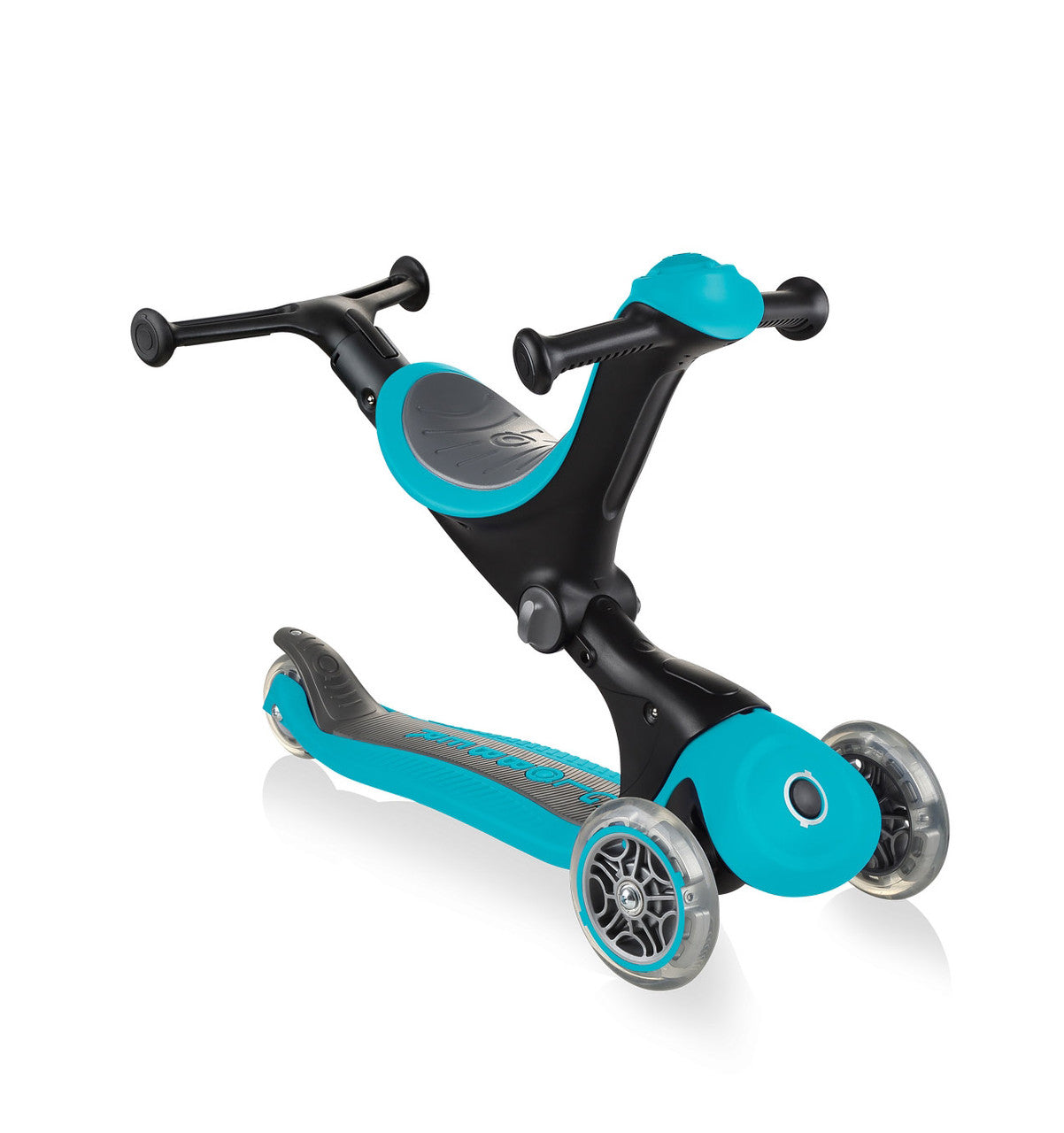 Globber Go Up Deluxe Convertible Scooter - Teal