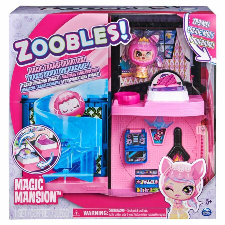 Zoobles Magic Mansion Spinning Playset - Main Image