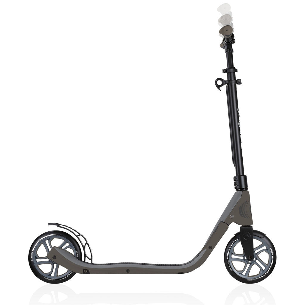 Globber ONE NL 205 - Adult Scooter - Black-Charcoal Grey