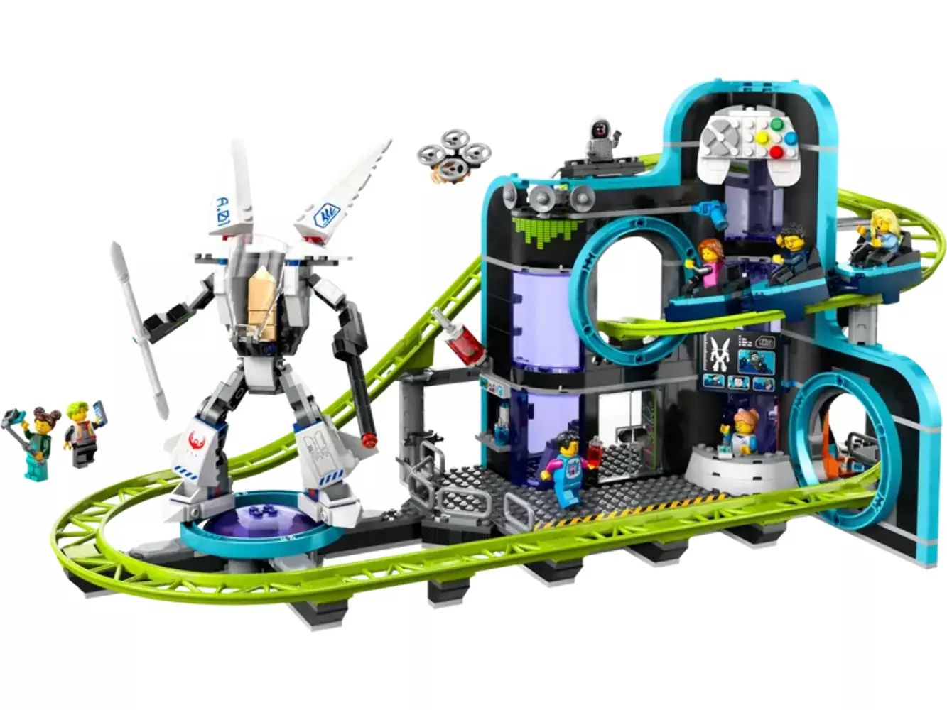 LEGO City Robot World Roller-Coaster Park 60421