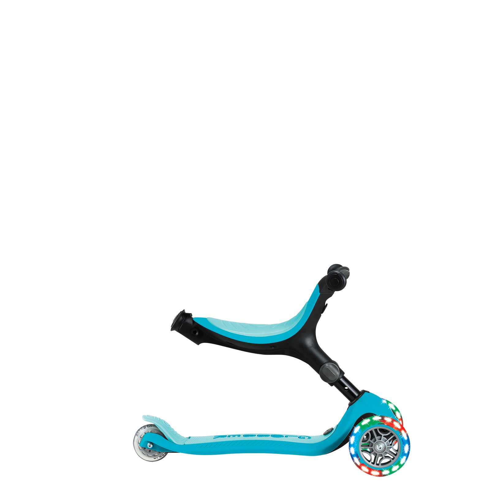 Globber Go Up Active Lights 360 Convertible Scooter - Aqua