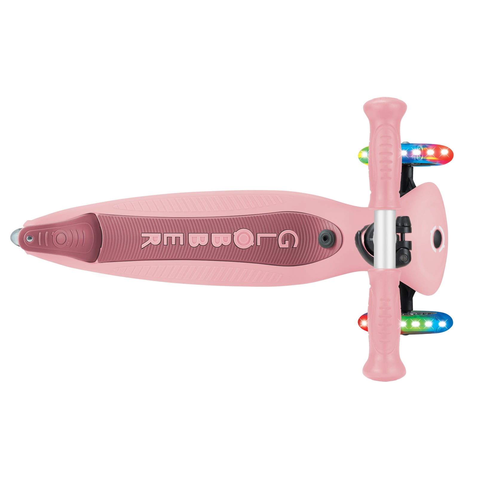 Globber Go Up Active Lights 360 Convertible Scooter - Pastel Pink