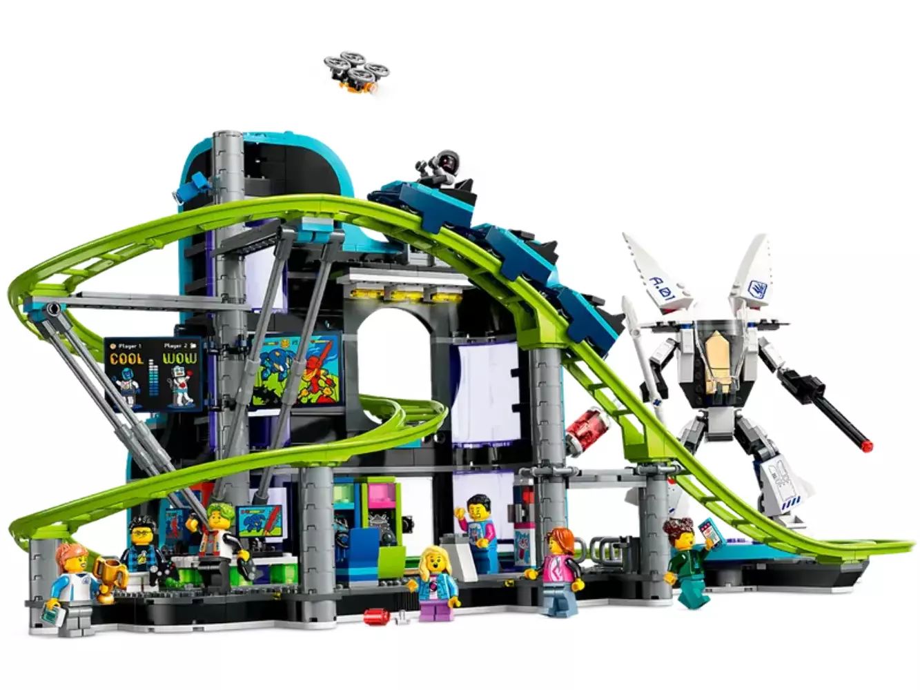 LEGO City Robot World Roller-Coaster Park 60421