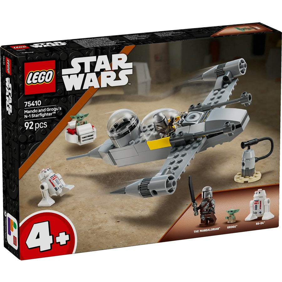 LEGO Star Wars Mando and Grogu's N-1 Starfighter™ Building Toy 75410