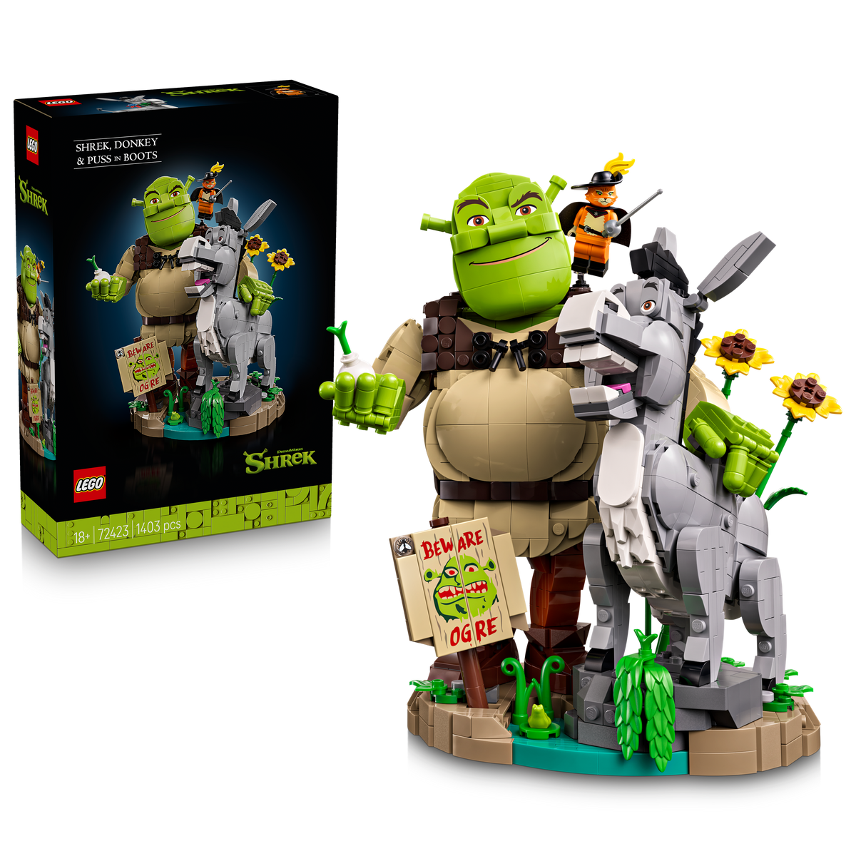 LEGO Shrek, Donkey & Puss in Boots  72423