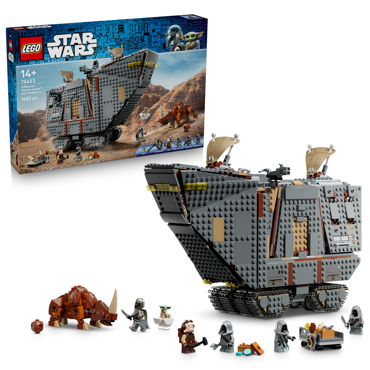 LEGO Star Wars Offworld Sandcrawler and Mudhorn 75453