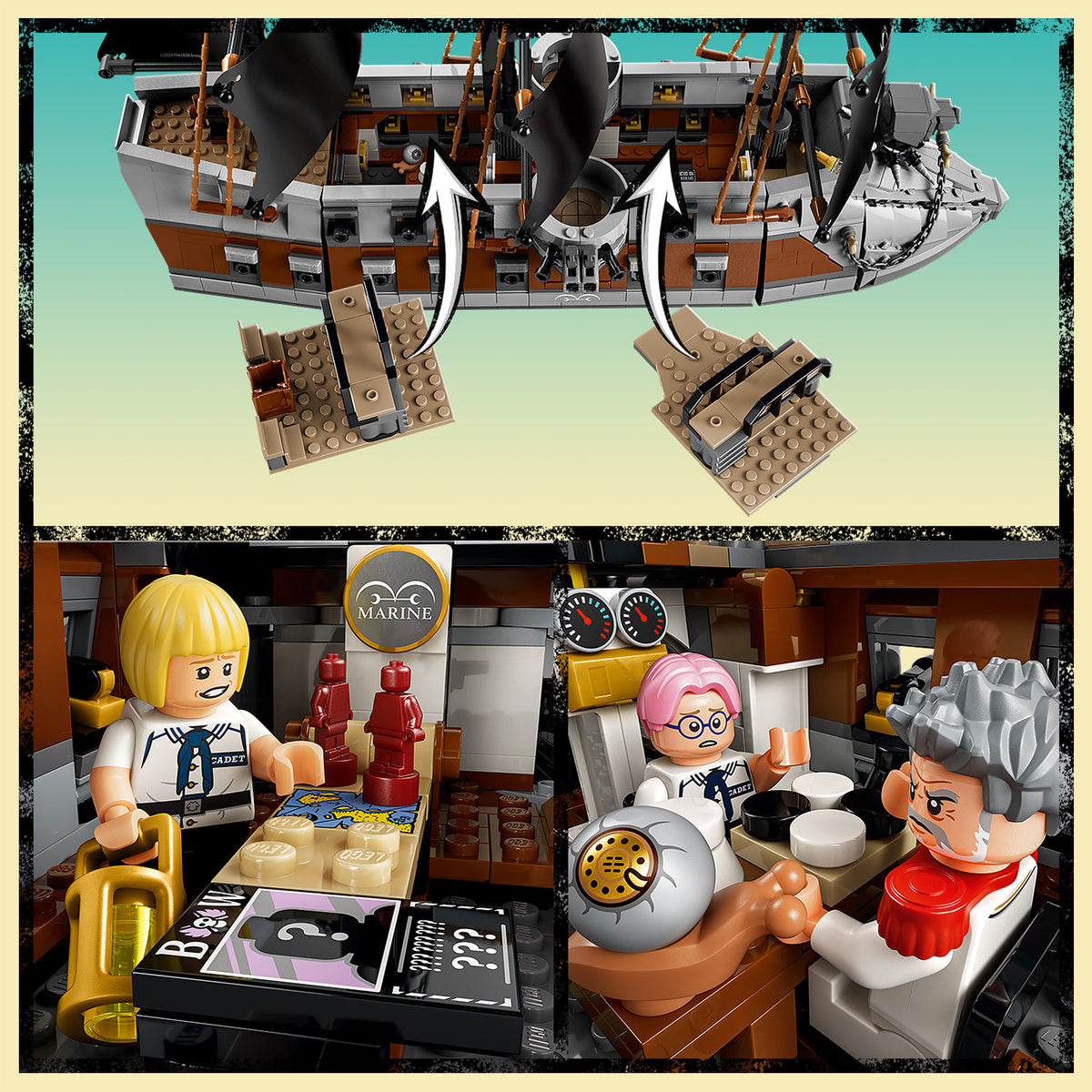 LEGO One Piece Garp's Marine Battleship 75646