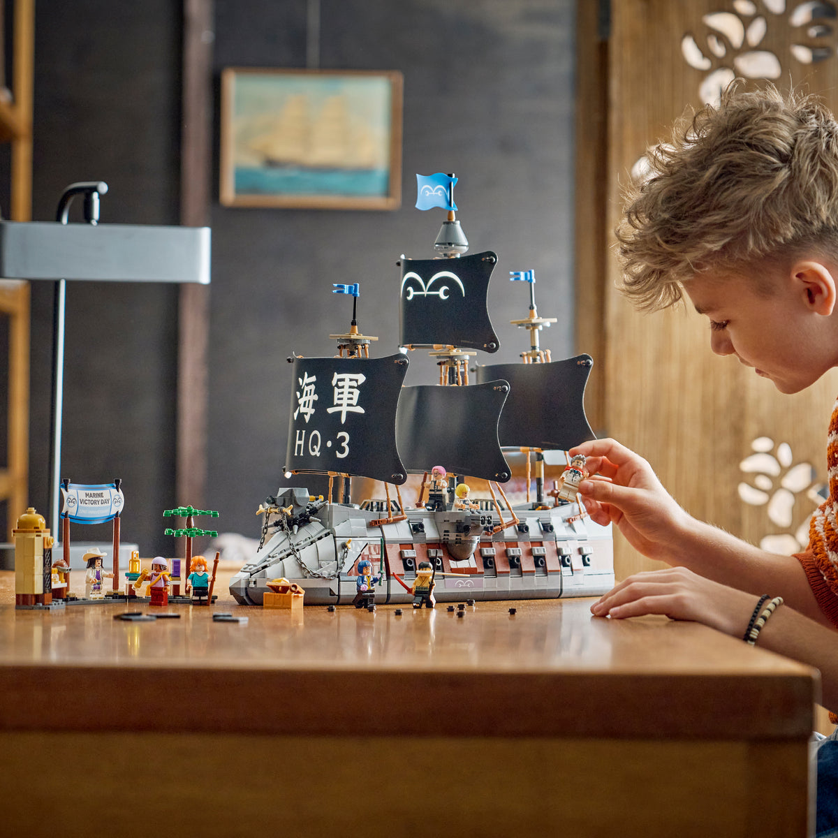 LEGO One Piece Garp's Marine Battleship 75646