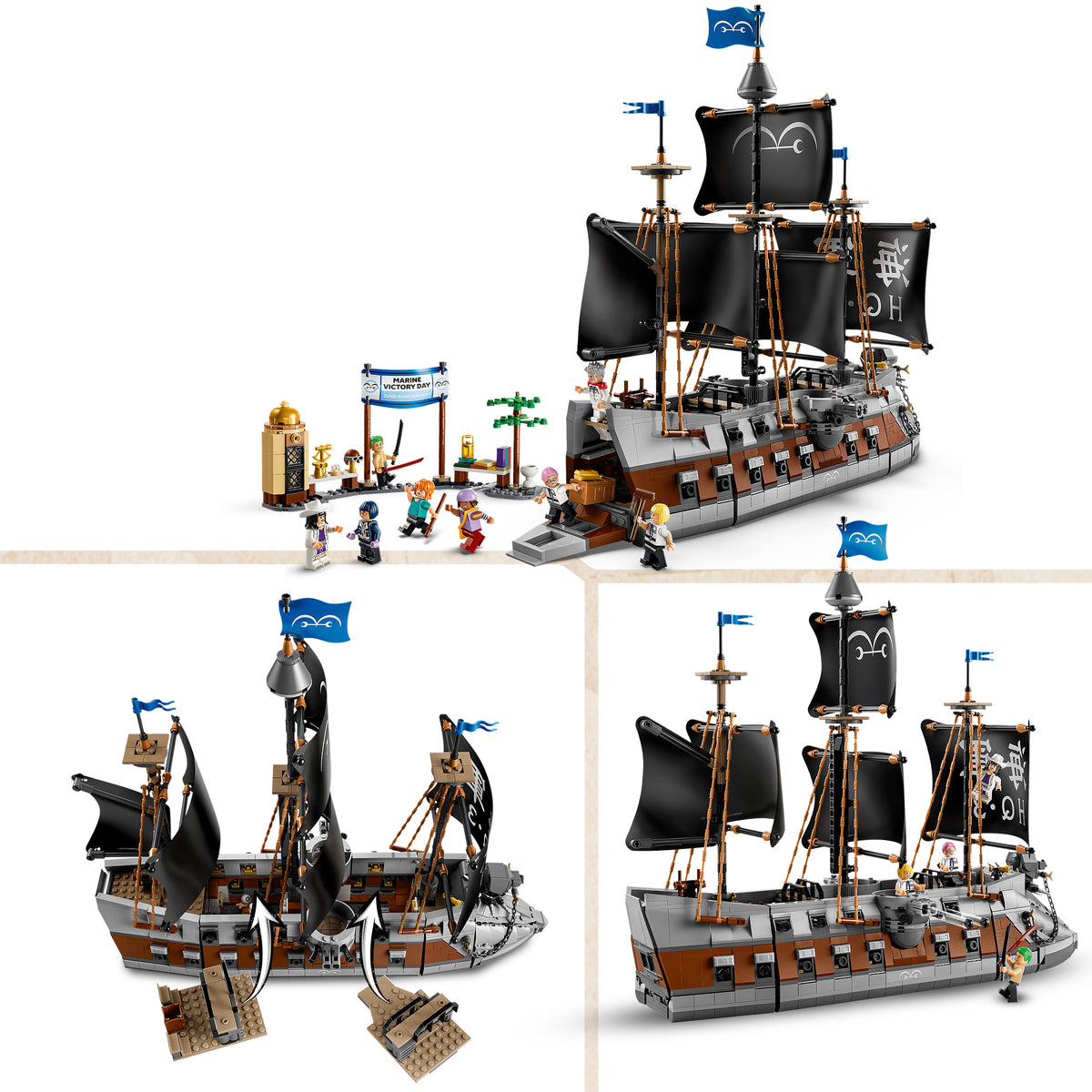 LEGO One Piece Garp's Marine Battleship 75646