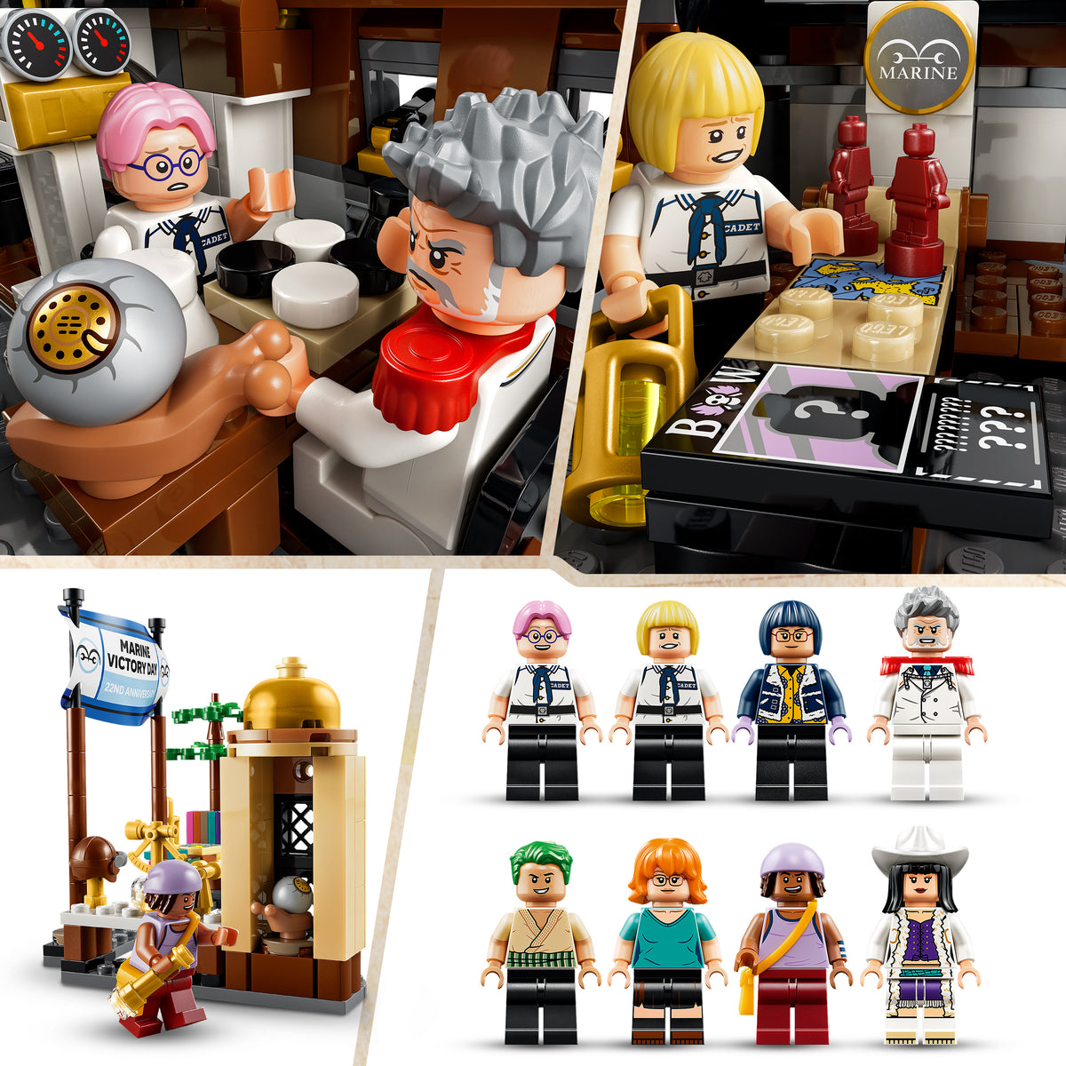 LEGO One Piece Garp's Marine Battleship 75646