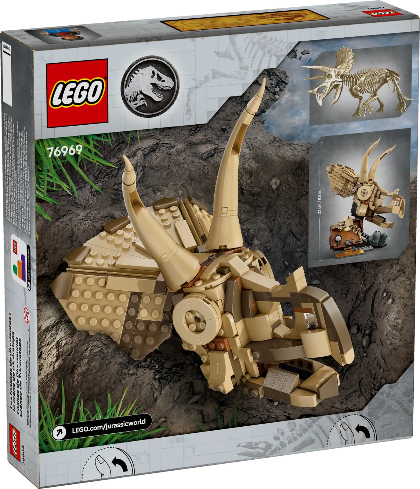 LEGO Dinosaur Fossils: Triceratops Skull 76969