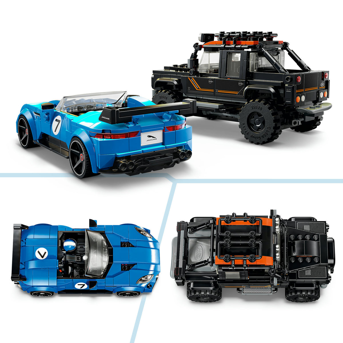 LEGO Speed Champions Jaguar Project 7 & Land Rover Defender 77264