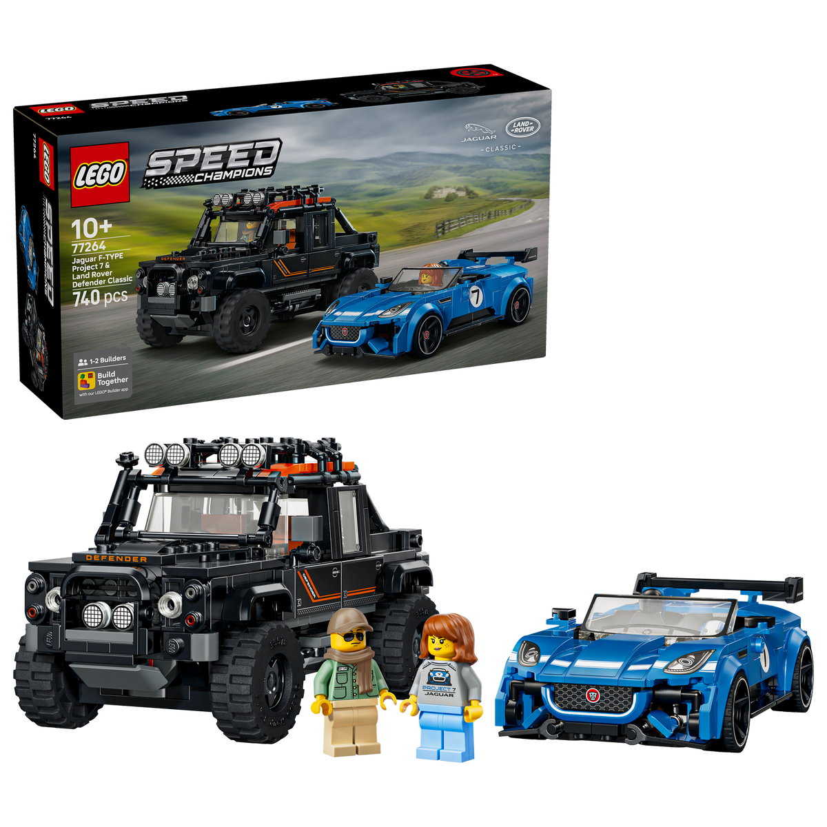 LEGO Speed Champions Jaguar Project 7 & Land Rover Defender 77264