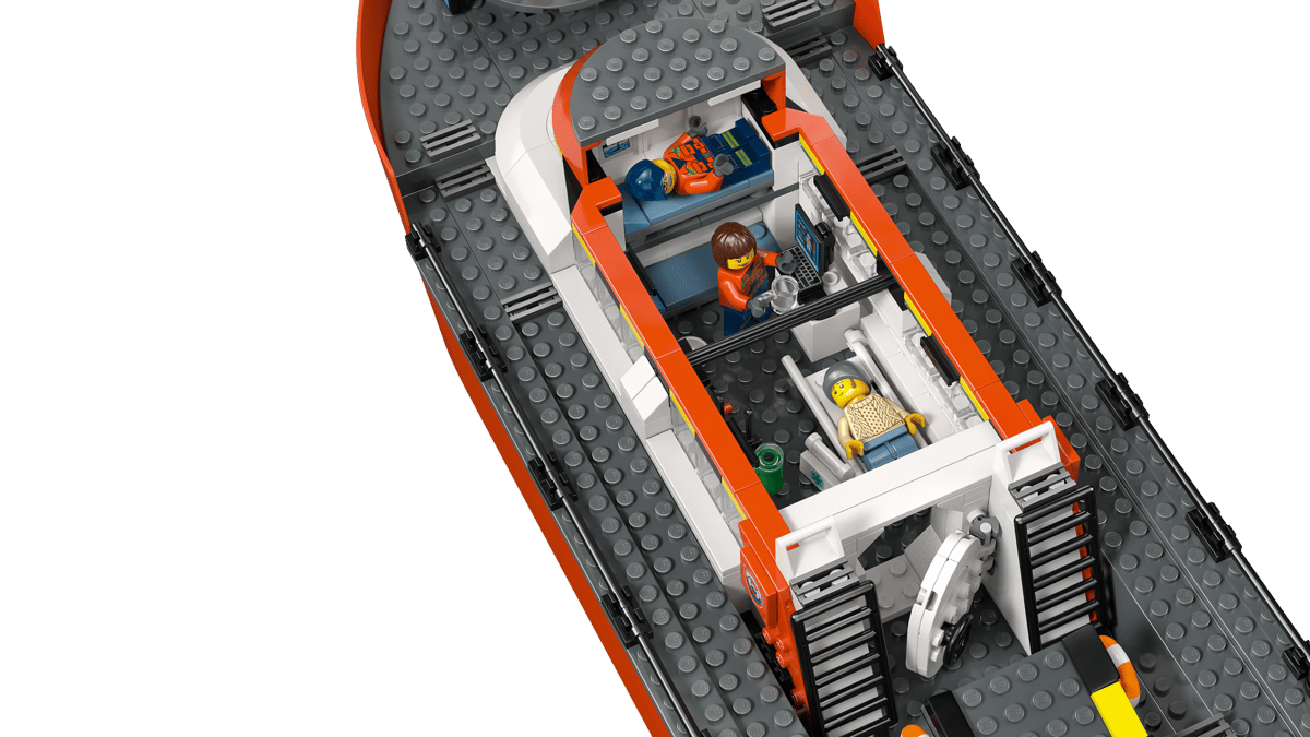Coast Guard Rescue Boat & Helicopter